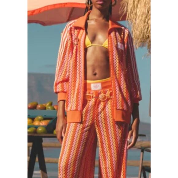 adidas Originals Pants - NEW ADIDAS ORIGINALS Summer Glow Firebird Track Pant Size Small KC0759